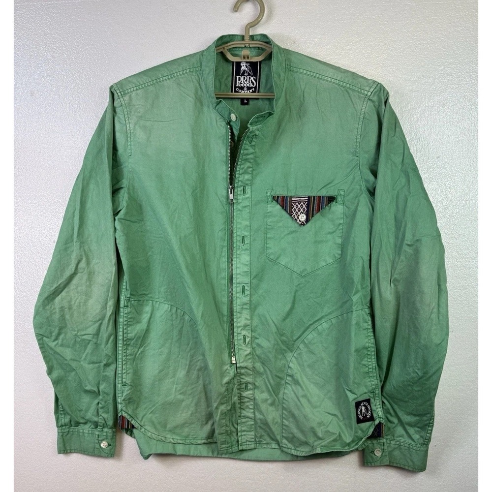 PRP Goods & Co Shirt Jacket Men Size L  Bruised Never Broken Shacket Hipster